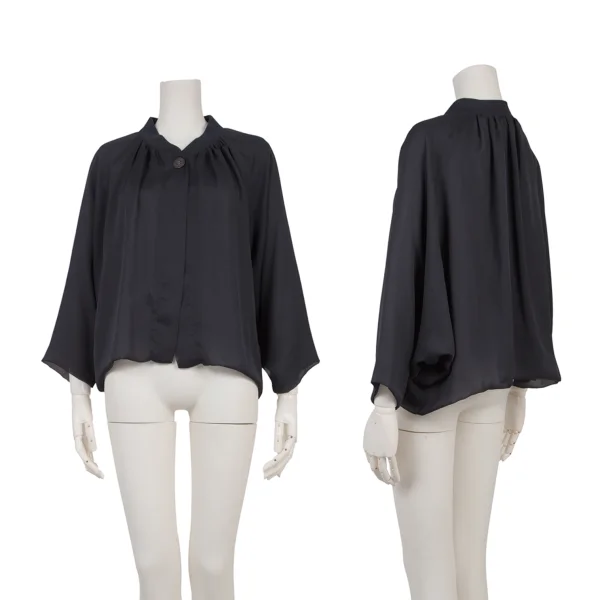 Y's for living Poly Dolman Sheer Bolero Navy S-M K-176311_001