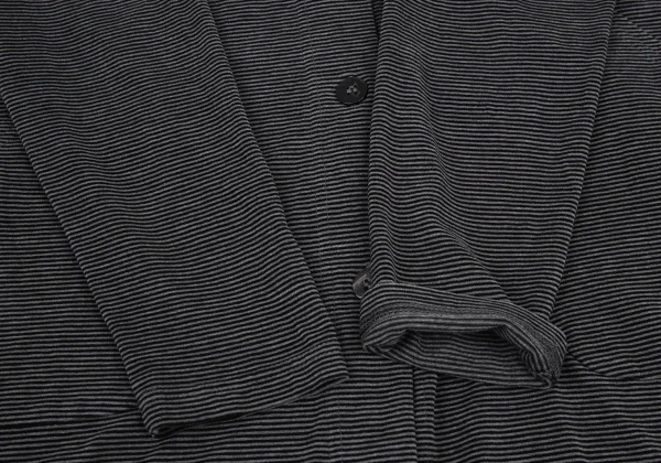 Y's for living Acrylic Blend Velour Striped Cardigan K-176314_007