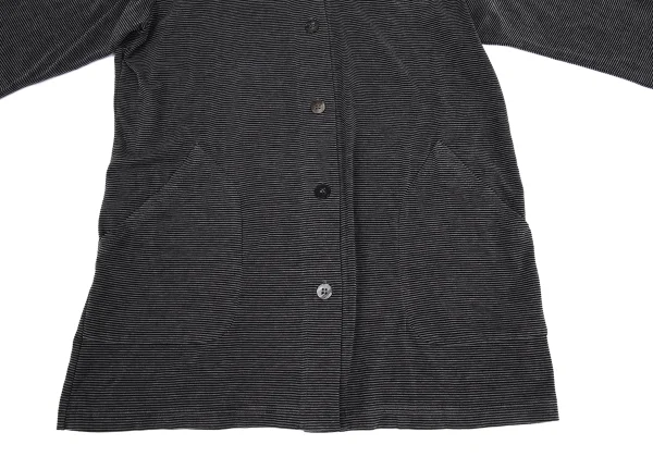 Y's for living Acrylic Blend Velour Striped Cardigan K-176314_008