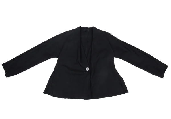 Y's for living Wool Stretch Collarless Jacket K-176316_002