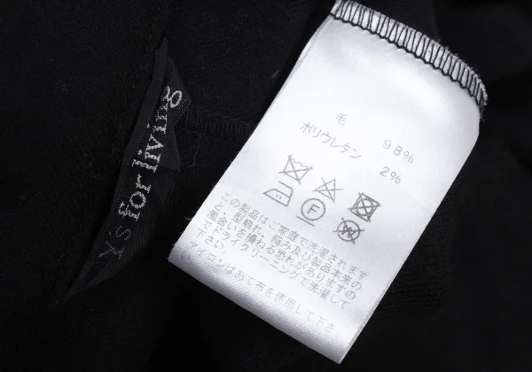 Y's for living Wool Stretch Collarless Jacket K-176316_013