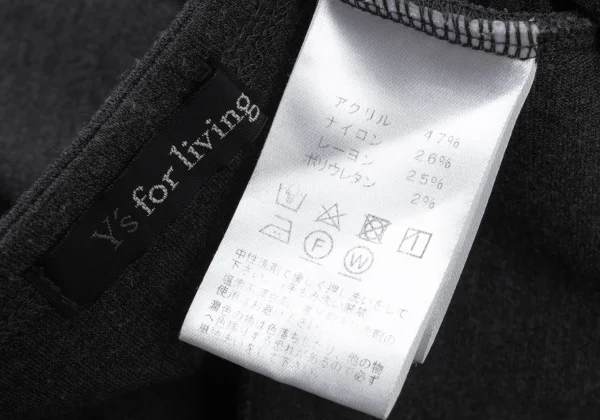 Y's for living Acrylic Blend Stretch Collarless Jacket K-176317_014