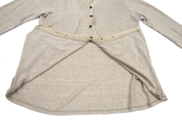 Y's for living Linen Cut-off Switching Cardigan K-176318_011