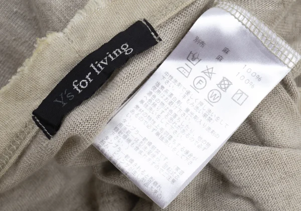Y's for living Linen Cut-off Switching Cardigan K-176318_016
