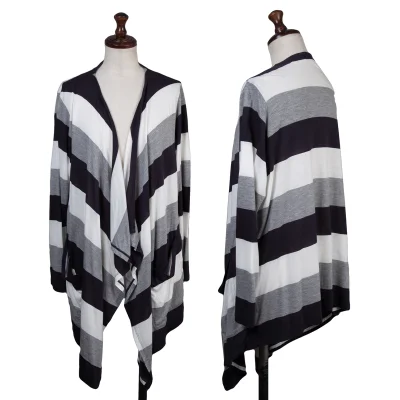 Y's for living Striped Drape Cardigan
