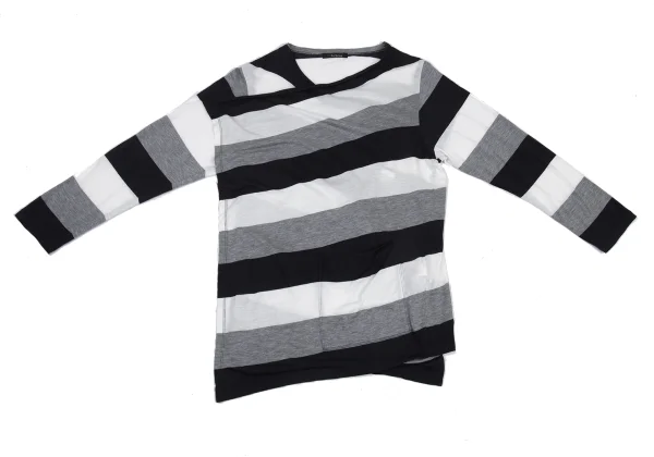 Y's for living Striped Drape Cardigan K-176320_002