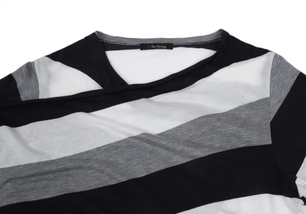 Y's for living Striped Drape Cardigan K-176320_003