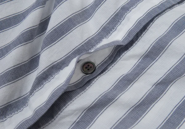 Y's for living Cotton Gather Striped Short Sleeve Shirt K-176323_008