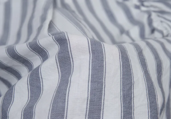 Y's for living Cotton Gather Striped Short Sleeve Shirt K-176323_011