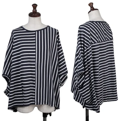 Y's for living Cotton Striped Switching Top