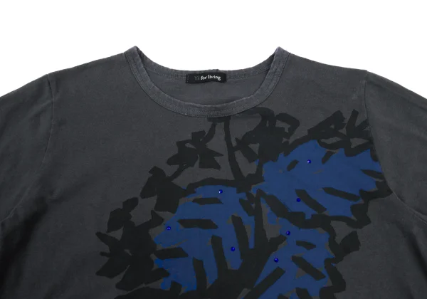 Y's for living Cotton Bijou Botanical Print Short Sleeved T-shirt K-176326_002