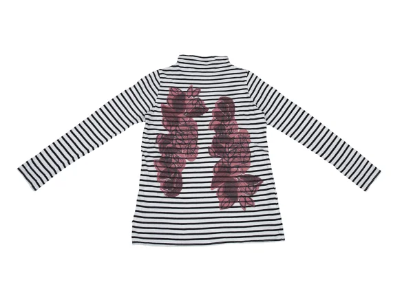 Y's for living Striped Botanical Print Top K-176328_002