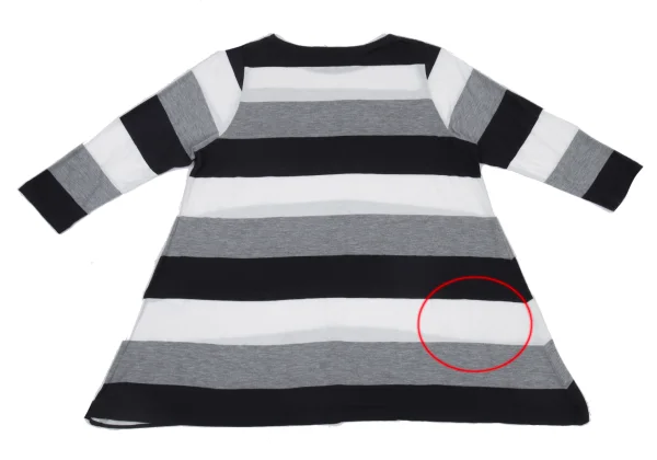 Y's for living Cotton Striped 3/4 Sleeve Top K-176329_010