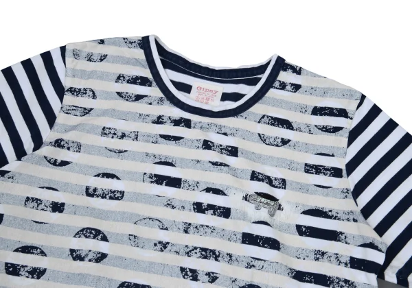 Y's Gipsy Distressed Dot Print T Shirt K-176335_002