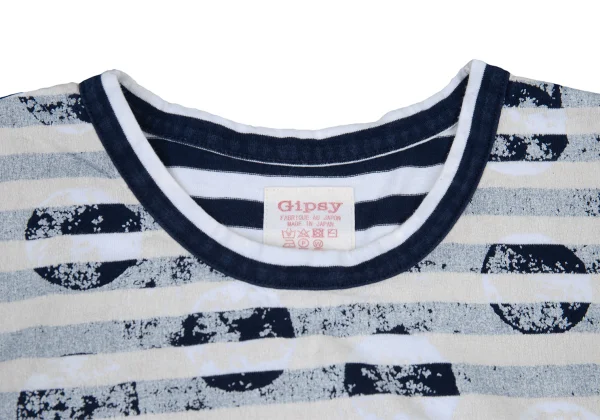 Y's Gipsy Distressed Dot Print T Shirt K-176335_003