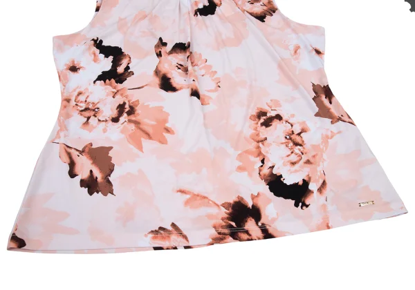 Calvin Klein Floral Print Sleeveless Blouse K-176336_007