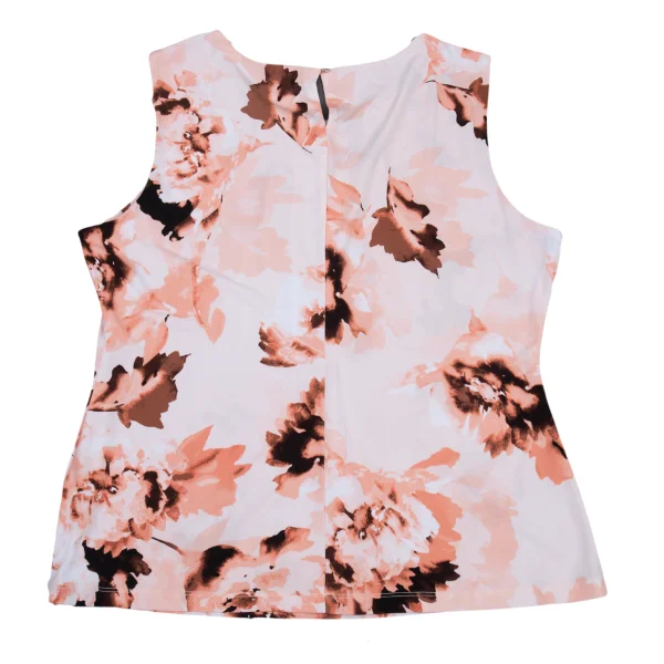 Calvin Klein Floral Print Sleeveless Blouse K-176336_011
