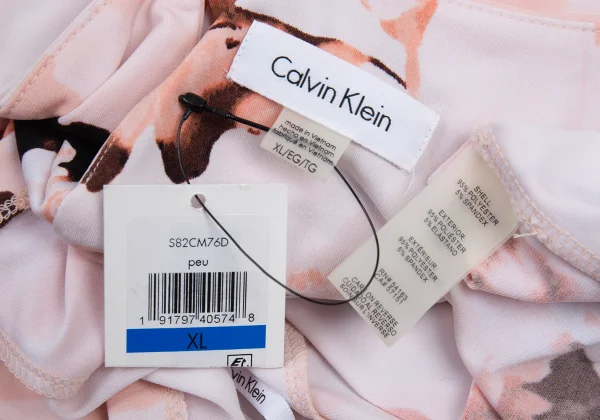 Calvin Klein Floral Print Sleeveless Blouse K-176336_016