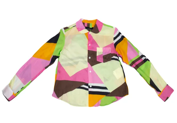 tricot COMME des GARCONS Colorful Geometric Print Shirt K-176337_002