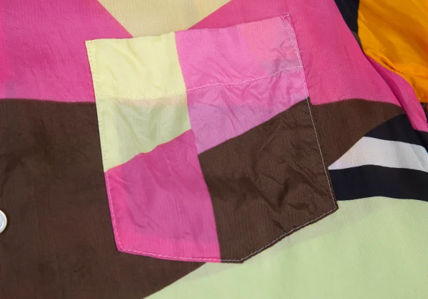 tricot COMME des GARCONS Colorful Geometric Print Shirt K-176337_005