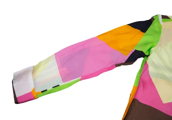 tricot COMME des GARCONS Colorful Geometric Print Shirt K-176337_007