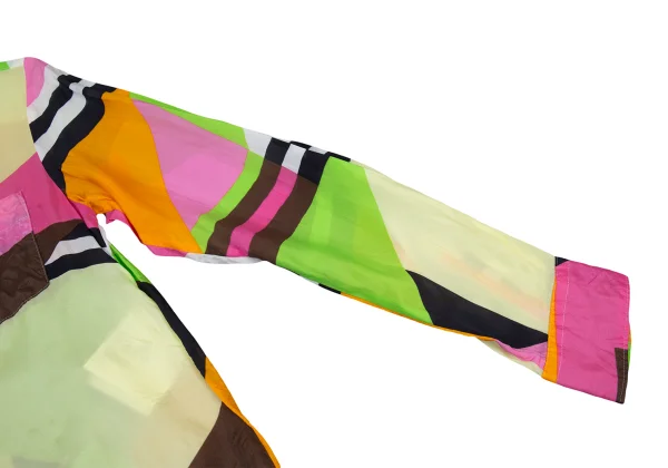 tricot COMME des GARCONS Colorful Geometric Print Shirt K-176337_008