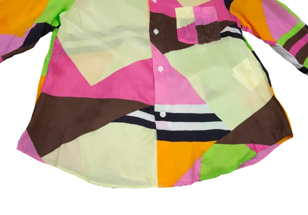 tricot COMME des GARCONS Colorful Geometric Print Shirt K-176337_010