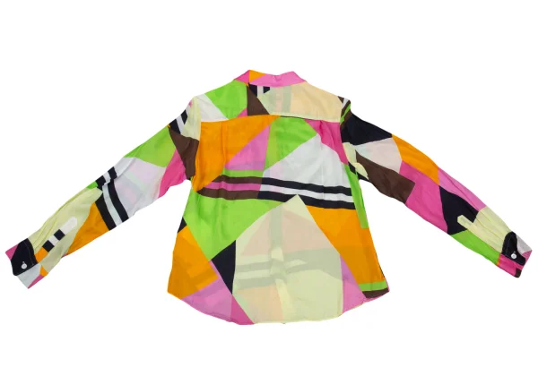 tricot COMME des GARCONS Colorful Geometric Print Shirt K-176337_013