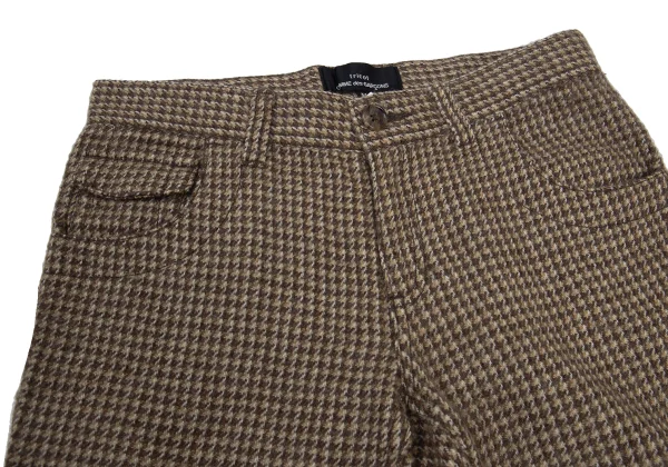tricot COMME des GARCONS Alpaca Blend Houndstooth Pants K-176338_002