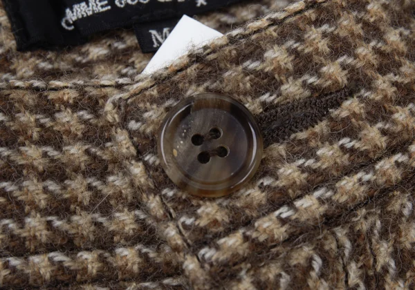 tricot COMME des GARCONS Alpaca Blend Houndstooth Pants K-176338_004