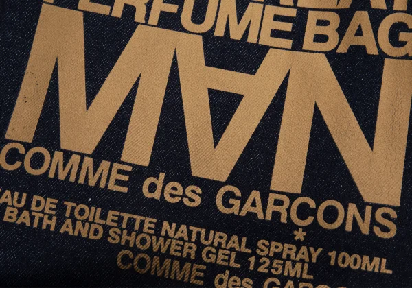 COMME des GARCONS MAN Perfume Printed Denim Shoulder Bag K-176344_013