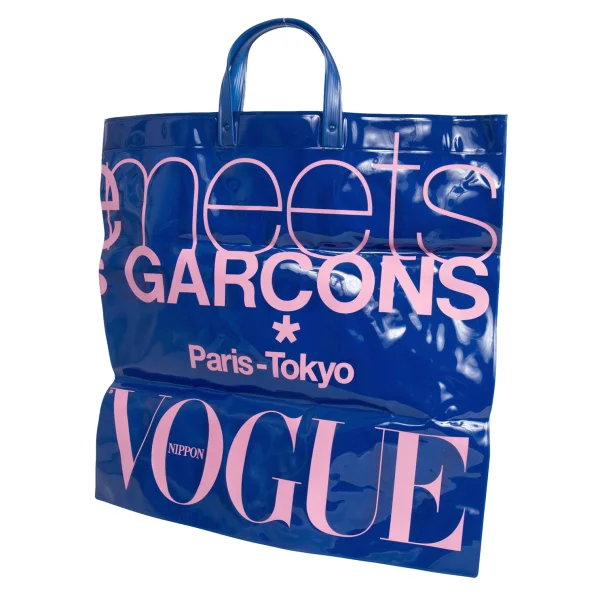 COMME des GARCONS×VOGUE Printed Vinyl Bag Blue,Pink  K-176345_001