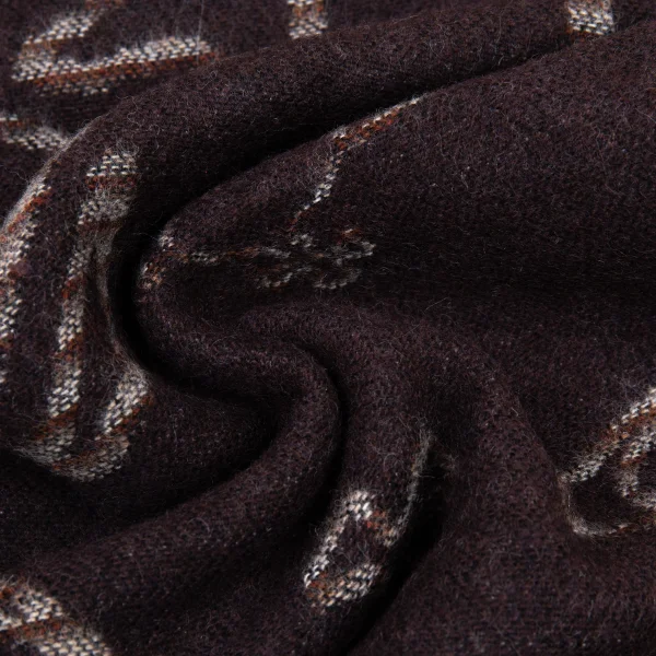Vivienne Westwood Wool Acrylic Orb Stripe Fringe Stole K-176357_006