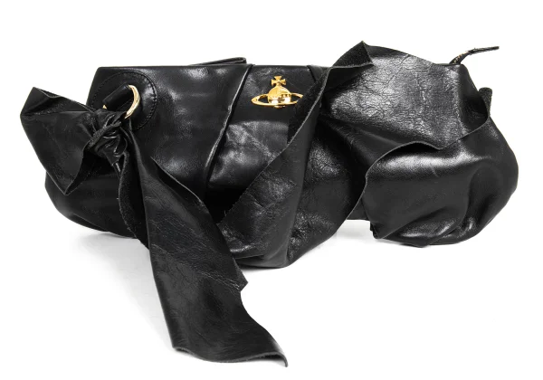 Vivienne Westwood Orb Embellished Leather Han Bag K-176359_002