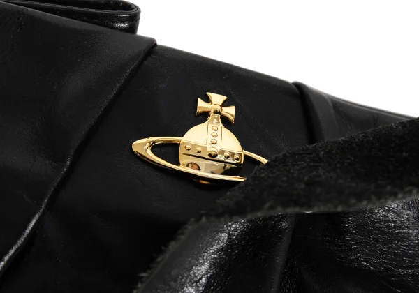 Vivienne Westwood Orb Embellished Leather Han Bag K-176359_007