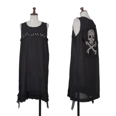 JUNYA WATANABE MAN PINK COMME des GARCONS Back Skull Sleeveless Dress