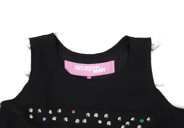 JUNYA WATANABE MAN PINK COMME des GARCONS Back Skull Sleeveless Dress K-176367_009
