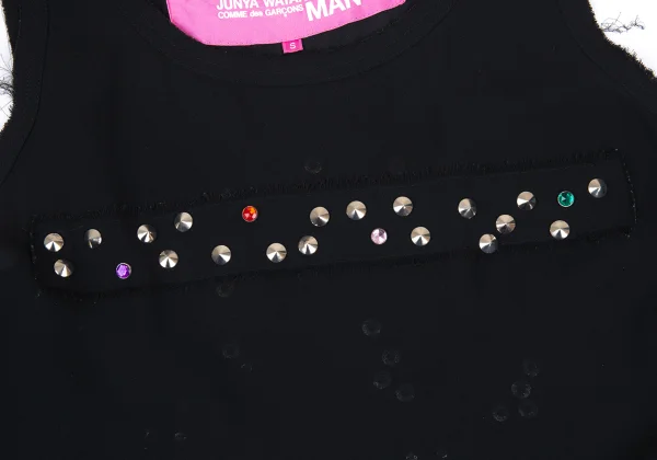 JUNYA WATANABE MAN PINK COMME des GARCONS Back Skull Sleeveless Dress K-176367_011