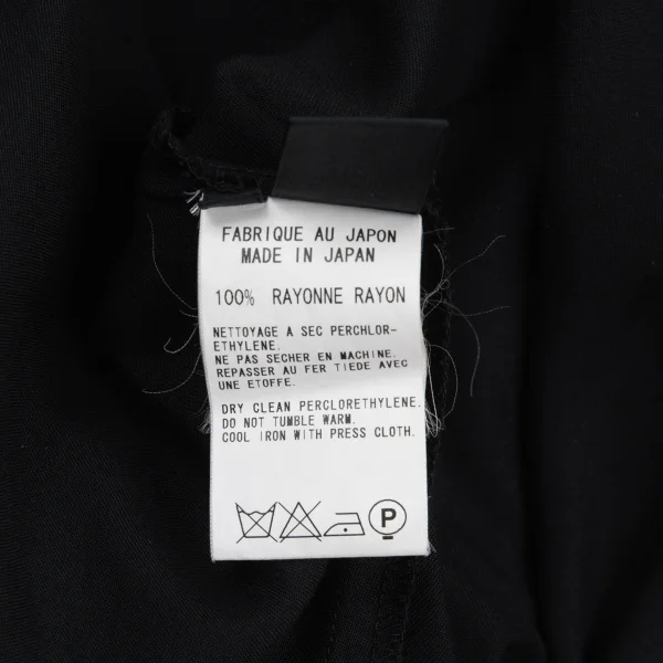 Y's Rayon Hem Cut-off Sleeveless Dress K-176368_013