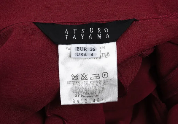 ATSURO TAYAMA Poly Sheer Frill Vest K-176370_016