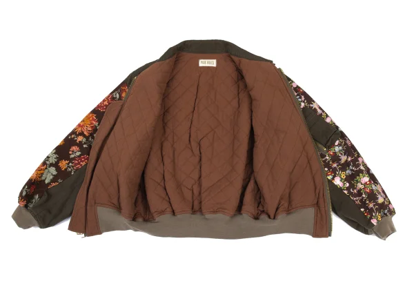 PINK HOUSE Quilted-Lining Padded Floral Patch Blouson K-176371_015