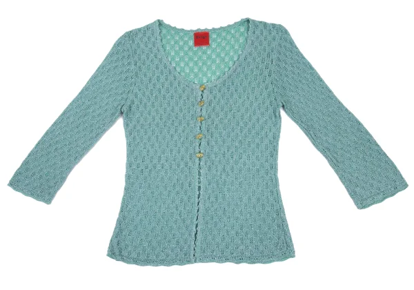 CHRISTIAN LACROIX BAZAR Glitter Knit Cardigan K-176372_002