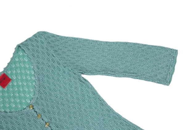 CHRISTIAN LACROIX BAZAR Glitter Knit Cardigan K-176372_006