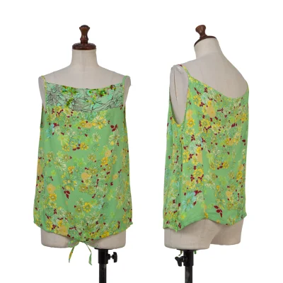 CHRISTIAN LACROIX BAZAR Floral Print Rayon Cami Top