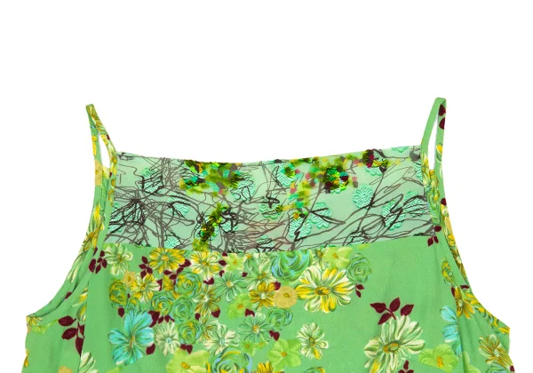 CHRISTIAN LACROIX BAZAR Floral Print Rayon Cami Top K-176373_003