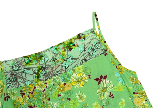 CHRISTIAN LACROIX BAZAR Floral Print Rayon Cami Top K-176373_004