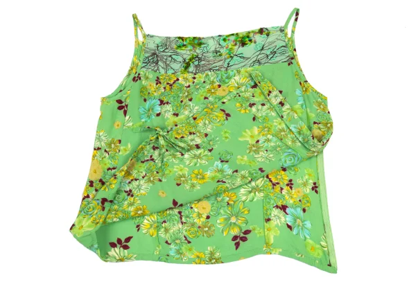 CHRISTIAN LACROIX BAZAR Floral Print Rayon Cami Top K-176373_008