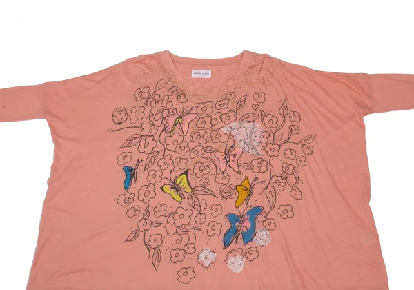 TSUMORI CHISATO Butterfly Floral Print Wide Top K-176374_003