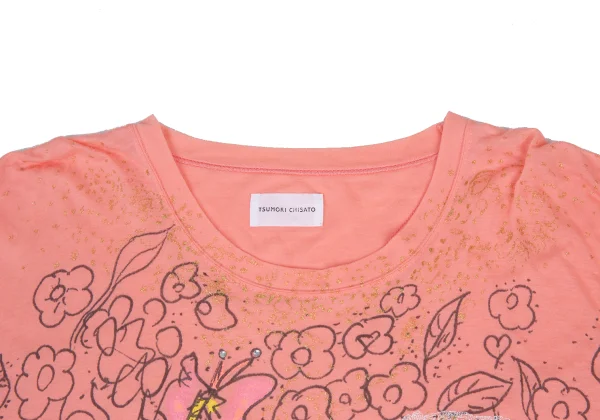 TSUMORI CHISATO Butterfly Floral Print Wide Top K-176374_004