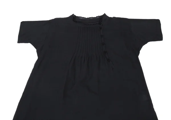 TSUMORI CHISATO Silk Cotton Pintuck Blouse K-176375_003